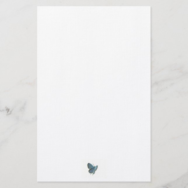 Östra-Tails Blue Butterfly Brevpapper (Framsida)