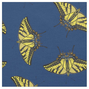 Östra Tiger Swallowtail Butterflies Butterfly Tyg