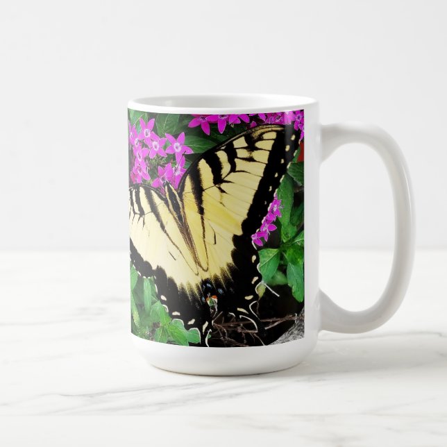 Östra Tiger Swallowtail Butterfly #1 Kaffemugg (Höger)