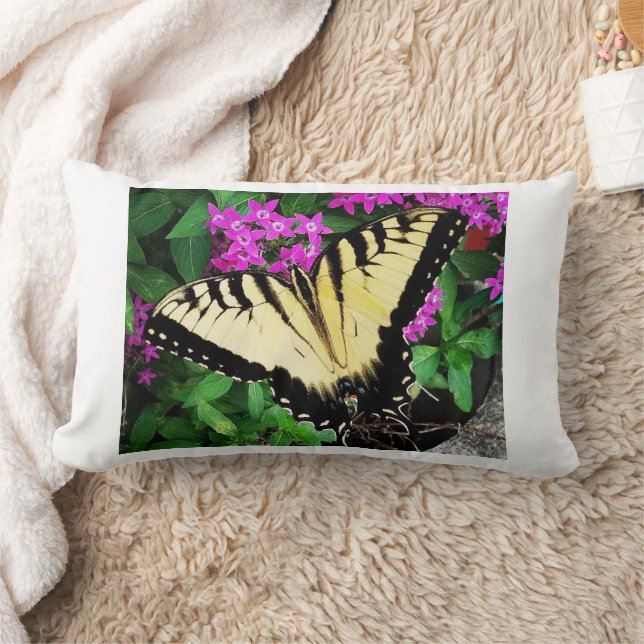 Östra Tiger Swallowtail Butterfly #1 Lumbarkudde (Filt)