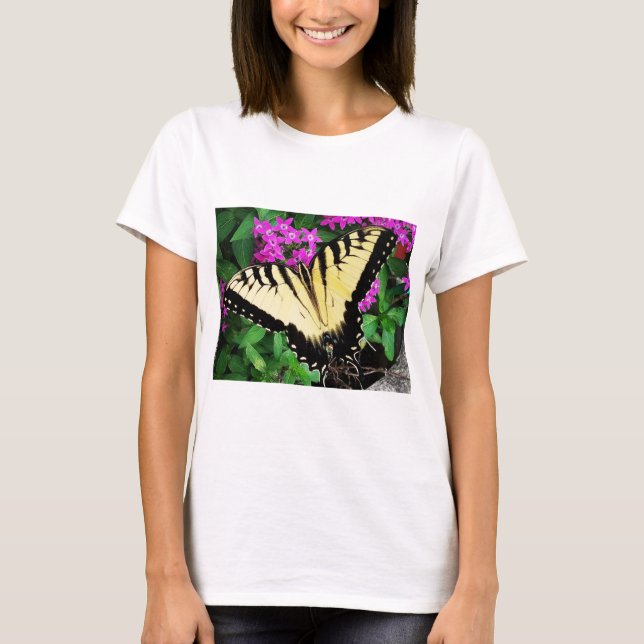 Östra Tiger Swallowtail Butterfly #1 T Shirt (Framsida)