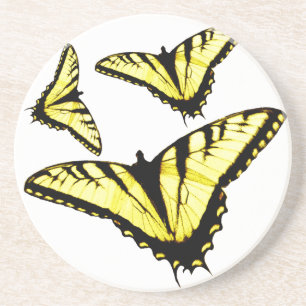Östra Tiger Swallowtail Butterfly Photo Underlägg Sandsten