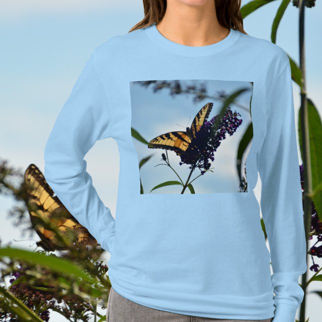 Östra Tiger Swallowtail Butterfly Photographic T Shirt (Skapare uppladdad)