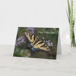 Östra Tiger Swallowtail Mors dag Card Kort