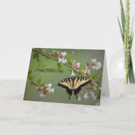 Östra Tiger Swallowtail Mors dag Card Kort
