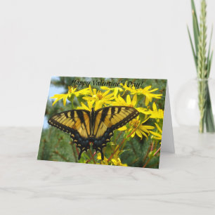 Östra Tiger Swallowtail Valentindagen Helgkort