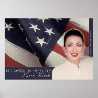 Östra U.S. Galaxy, Karen Hauck - 1 Poster