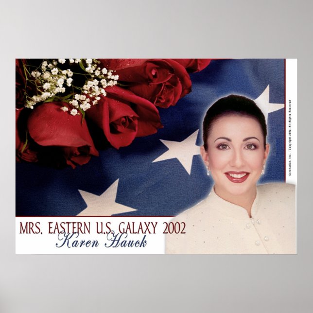 Östra U.S. Galaxy, Karen Hauck - 2 Poster (Framsidan)