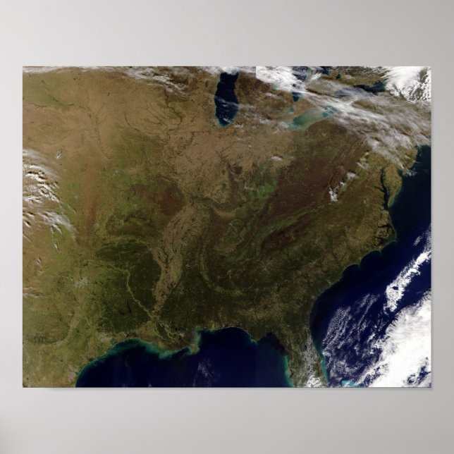 Östra United Stater Poster (Framsidan)