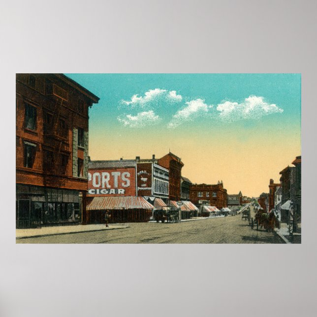 Östra View of Grand Avenue Poster (Framsidan)