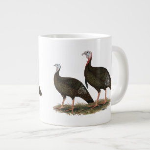 Östra vilda kalkonpar jumbo mugg