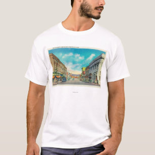 Östran beskådar från centrerar StreetPocatello, T Shirt