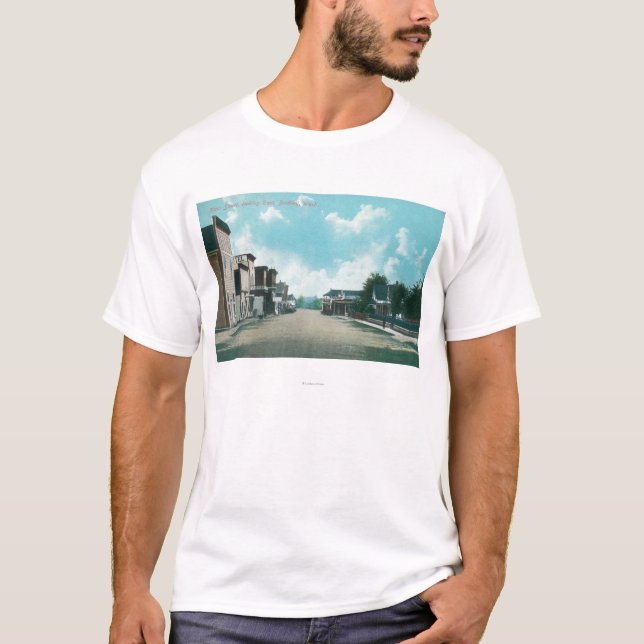 Östran beskådar från den huvudsakliga gatan tee shirt (Framsida)