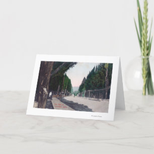 Östran beskådar på huvudsakliga StreetLewiston, Helgkort