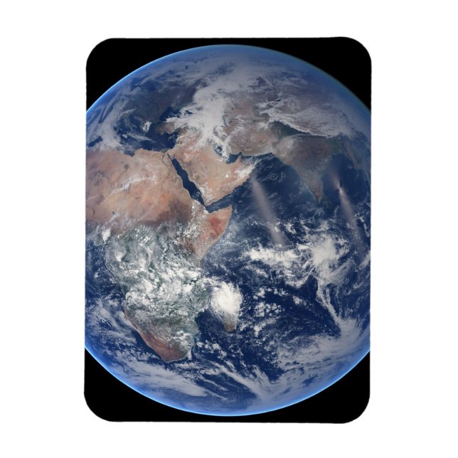 Östran Hemisphere på Planet Earth. Magnet (Vertikal)