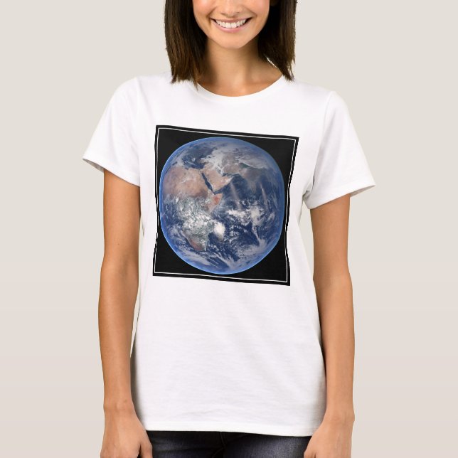 Östran Hemisphere på Planet Earth. T Shirt (Framsida)