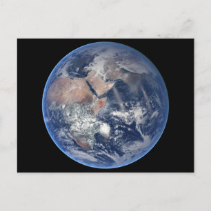 Östran Hemisphere på Planet Earth. Vykort