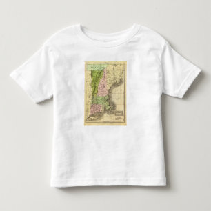 Östran påstår den Olney kartan Tee Shirt
