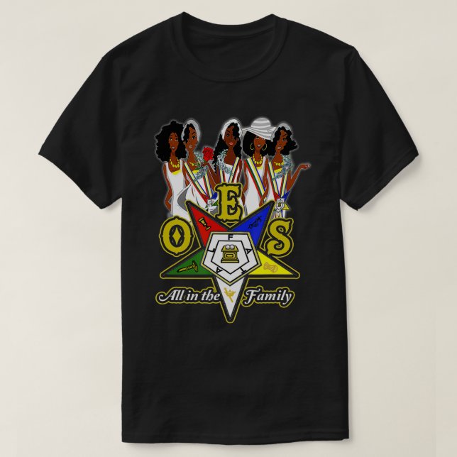 Östran Star OES Ring Diva Sistar of T Shirt (Design framsida)