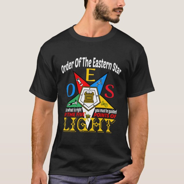 Östrans stjärnor, styrda av ljuset t shirt (Framsida)