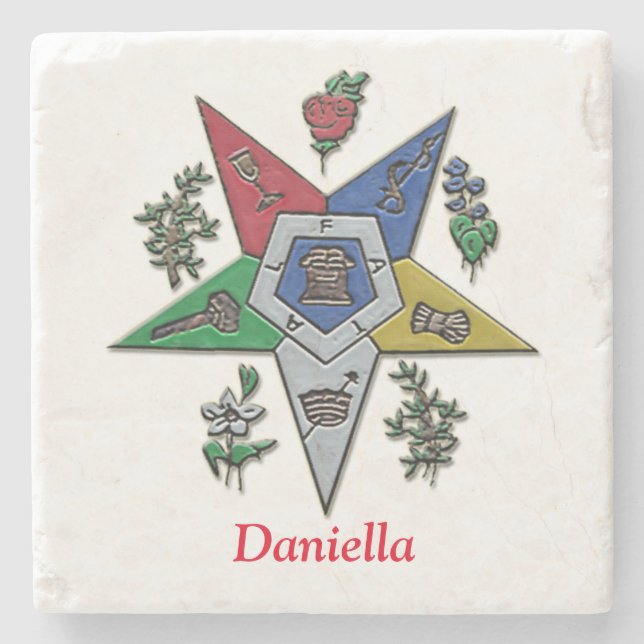 Östrans stjärnordning underlägg sten (Framsidan)