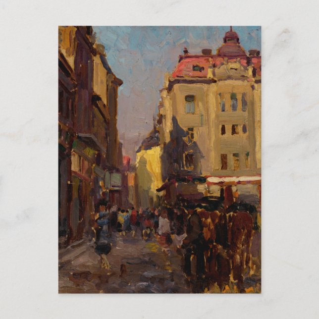 Ostrava av Jozef Teodor Mousson  Vykort (Framsida)