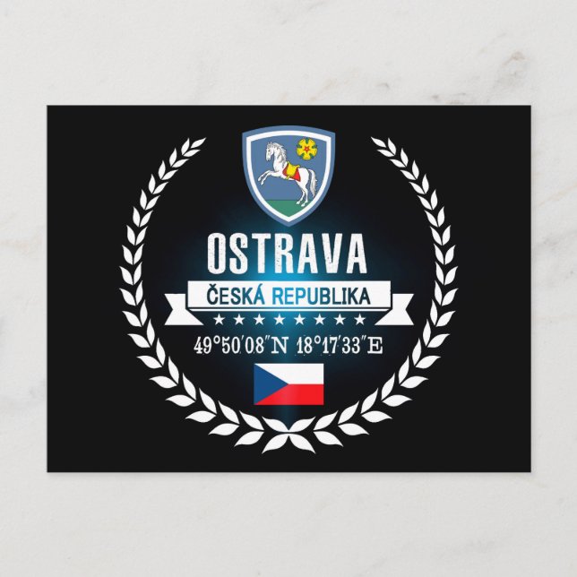 Ostrava Vykort (Framsida)