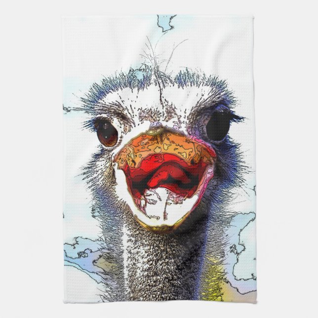Ostrich20150701 Kökshandduk (Vertikal)