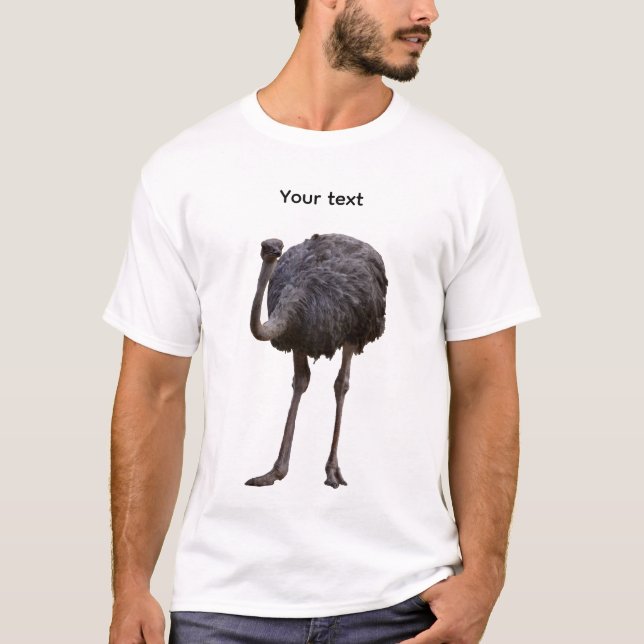 Ostrich bird t shirt (Framsida)