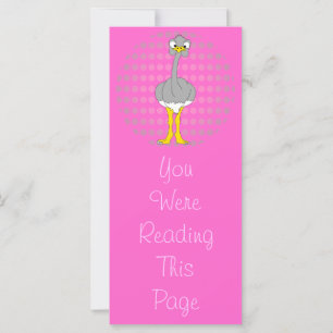Ostrich Bookmark-mall