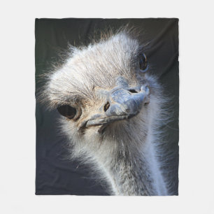 Ostrich Fleecefilt