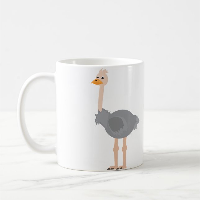Ostrich Kaffemugg (Vänster)