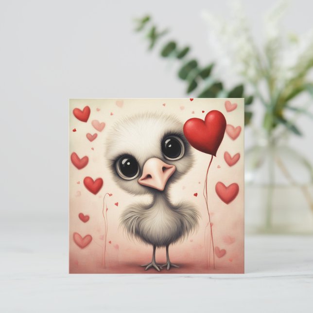 Ostrich Kärlek 1 (Stående Fram)