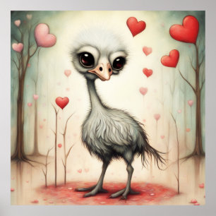 Ostrich Kärlek 2 Poster