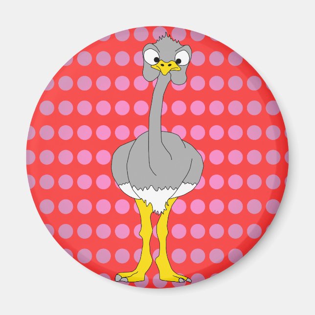 Ostrich Magnet (Framsidan)