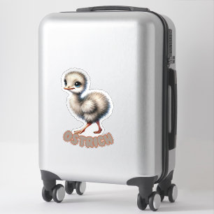 OSTRICH - NURSERY STICKER KLISTERMÄRKEN