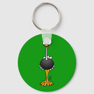 Ostrich Nyckelring