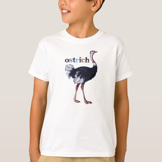 Ostrich T-shirt (Framsida)