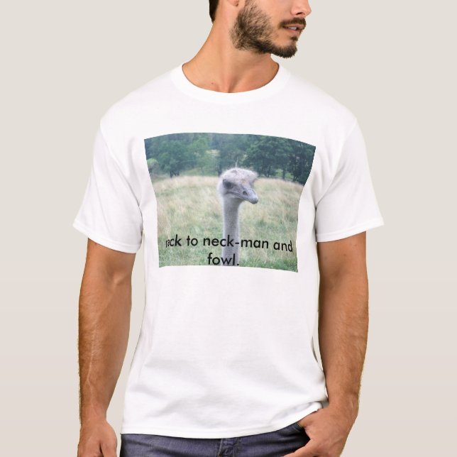 Ostrich T=shirt T Shirt (Framsida)