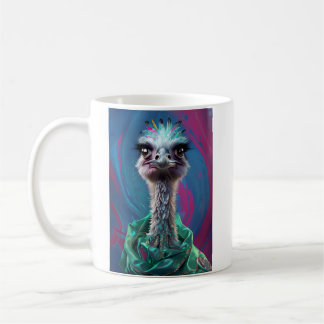 Ostrich themed Mug Kaffemugg