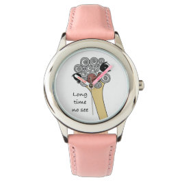 Ostrich Watch for Kids "long time no see" Armbandsur