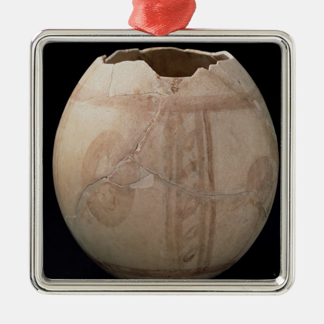 Ostrichägget klippte i form av en vas från Puig de Julgransprydnad Metall (Framsidan)