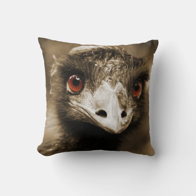 Ostriches Titta dekorativ kudde (Framsida)