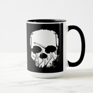 Ostrichskalleillusion Mugg