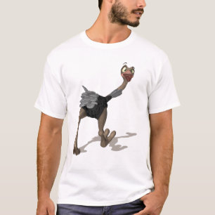 OstrichT-tröja - Digital målningT-tröja Tee Shirt