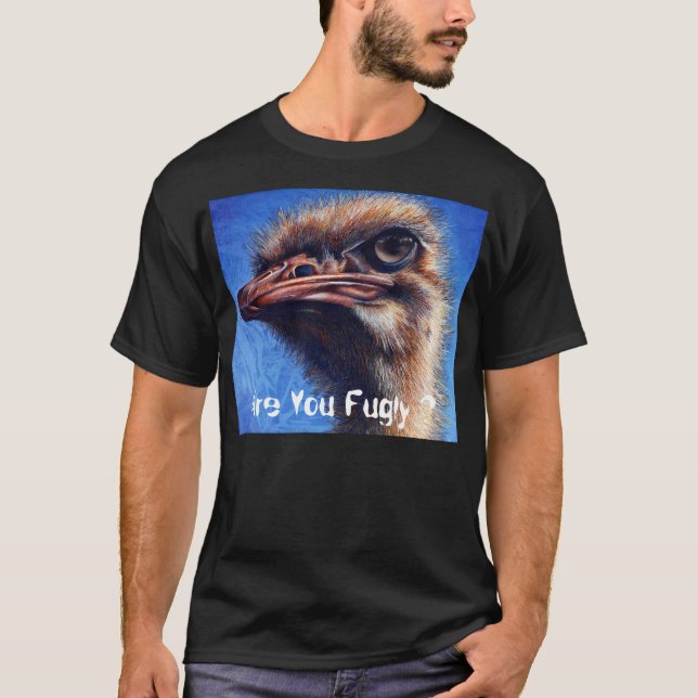 OstrichT-tröja Tee Shirt (Framsida)