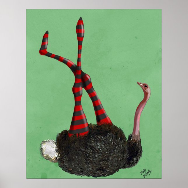 Ostrimlade randigt foder poster (Framsidan)