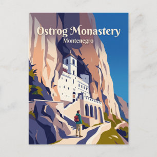 Ostrogklostret Montenegro Vykort