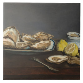 Ostron (av Edouard Manet) Kakelplatta
