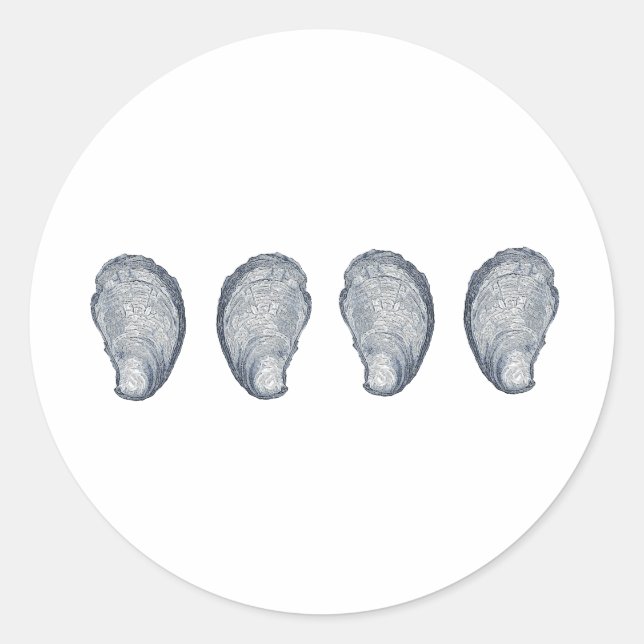 Ostron, Logotyp Runt Klistermärke (Framsida)